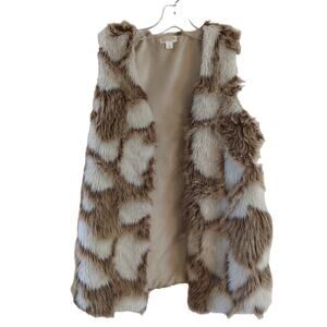 EUC Decree Faux Fur Vest, S